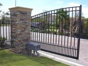Door King swing open gate